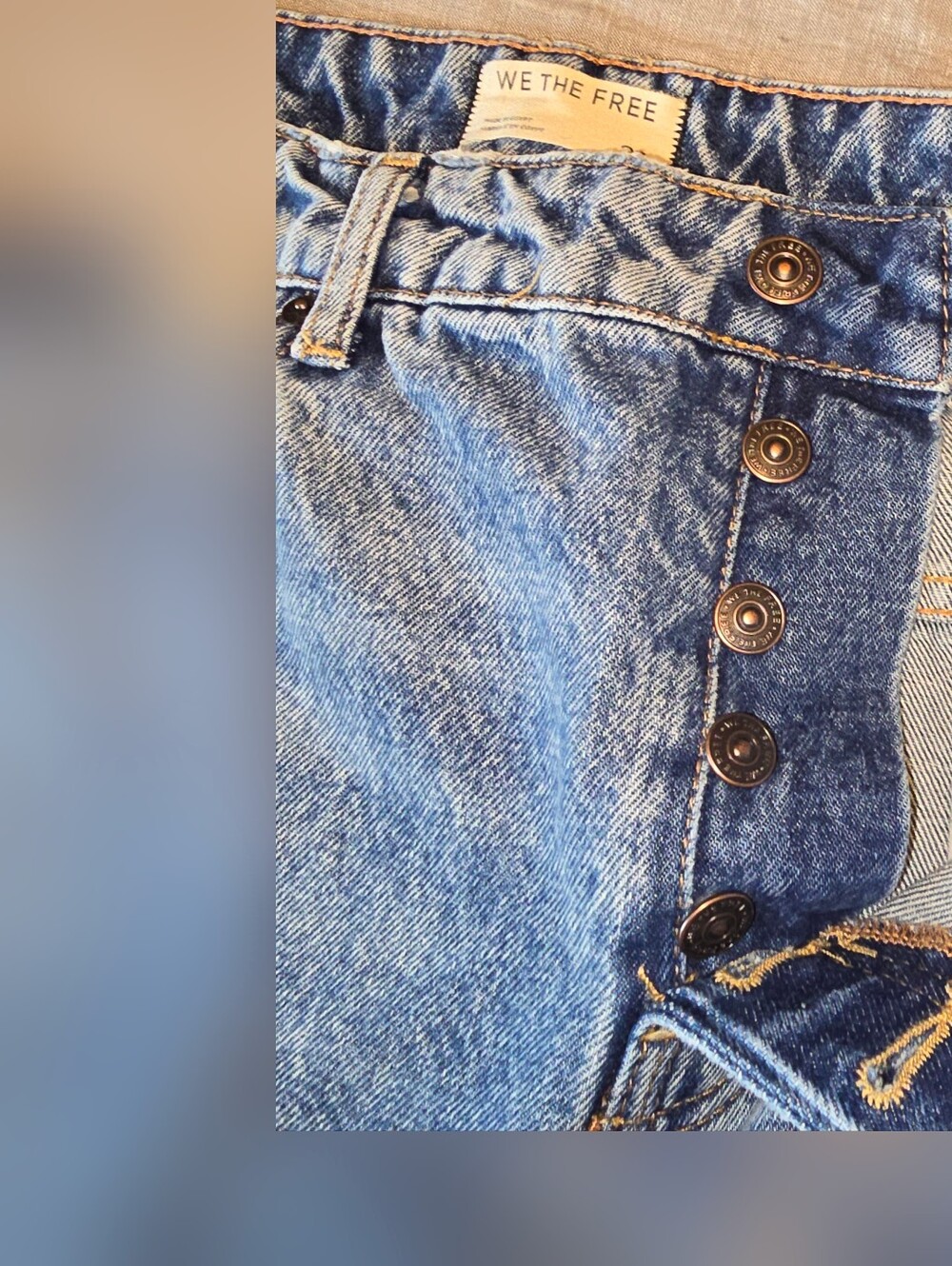 WE THE FREE HIGH RISE CROPPED JEANS 29 - Picture 8 of 10